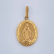 Dije Virgen Milagrosa 1.7gr / 3cm / Oro Amarillo 18K $