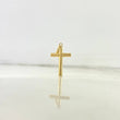 Dije Cruz 0.8gr / 2.9cm / Troquelada Oro Amarillo
