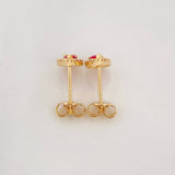 Topos Halo Gota 1.2g / 5.9mm Oro Amarillo 18K