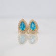 Topos Halo Gota 1.25g / 5.85mm Oro Amarillo 18K