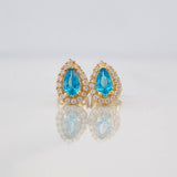 Topos Halo Gota 1.25g / 5.85mm Oro Amarillo 18K