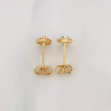 Topos Halo Gota 1.25g / 5.85mm Oro Amarillo 18K