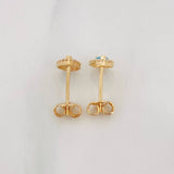 Topos Halo Gota 1.25g / 6mm Oro Amarillo 18K