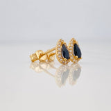 Topos Halo Gota 1.15g / 5.9mm Oro Amarillo 18K