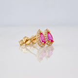 Topos Halo Gota 1.2g / 5.9mm Oro Amarillo 18K