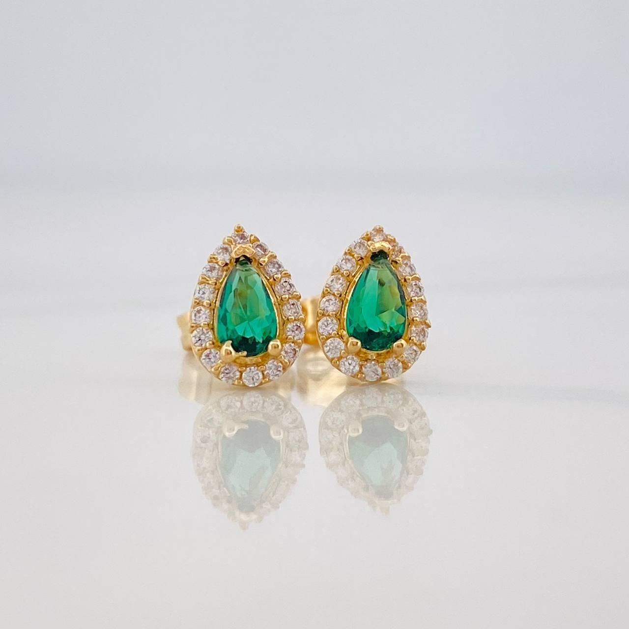 Topos Halo Gota 1.15g / 5.9mm Oro Amarillo 18K