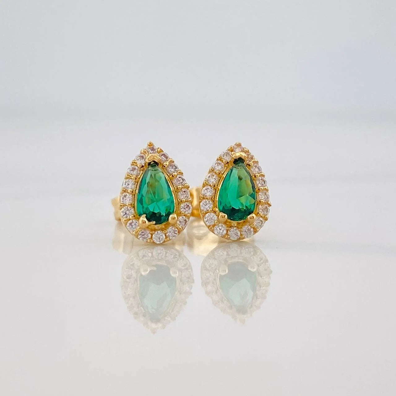 Topos Halo Gota 1.25g / 6mm Oro Amarillo 18K