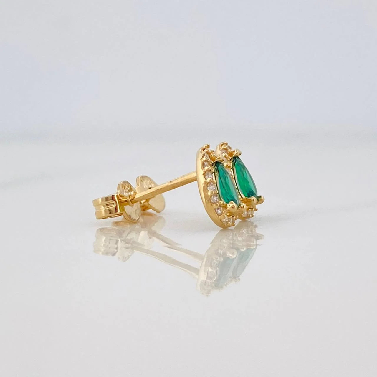 Topos Halo Gota 1.25g / 6mm Oro Amarillo 18K