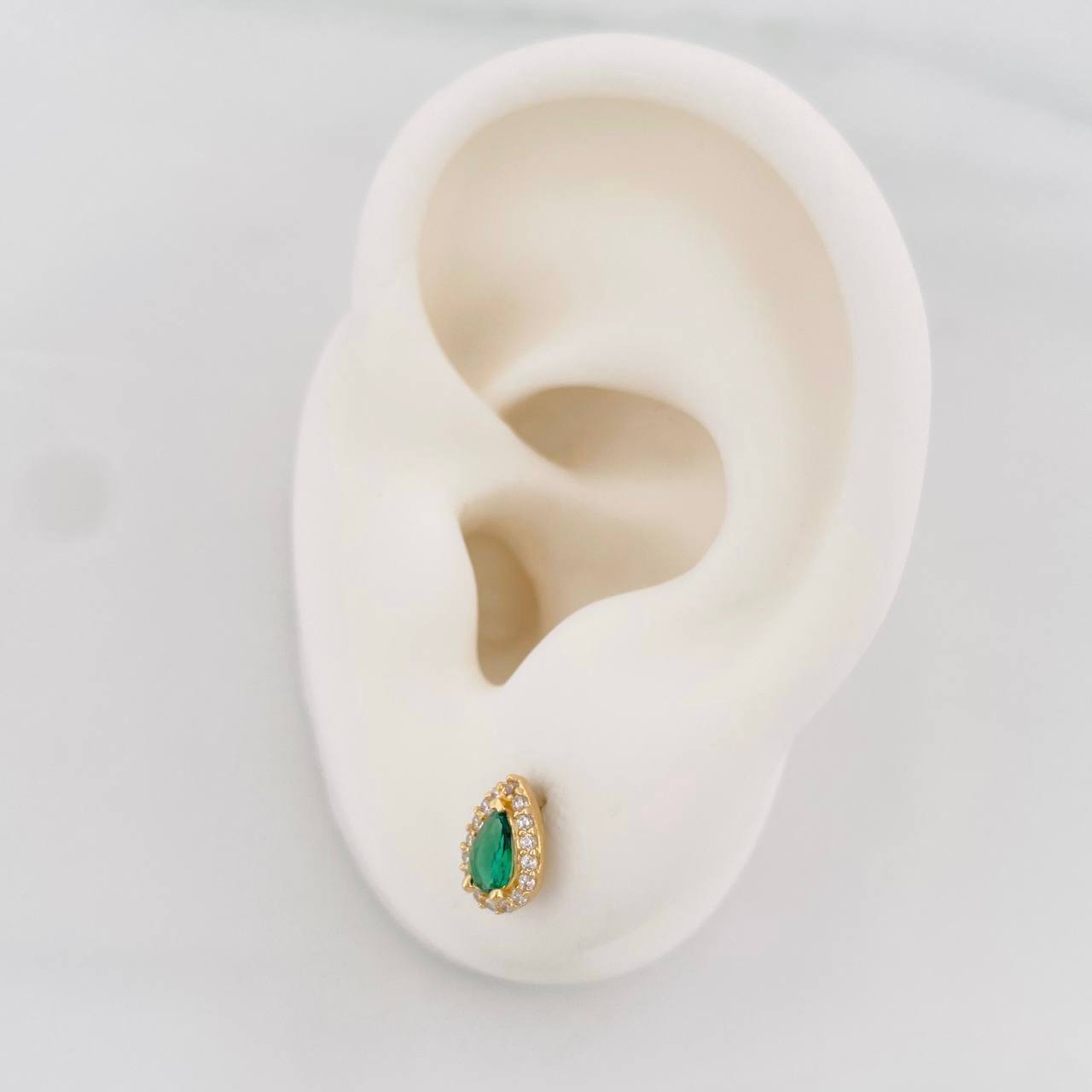 Topos Halo Gota 1.15g / 5.9mm Oro Amarillo 18K
