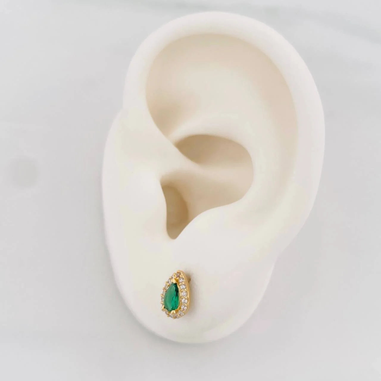 Topos Halo Gota 1.25g / 6mm Oro Amarillo 18K