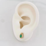 Topos Halo Gota 1.25g / 6mm Oro Amarillo 18K