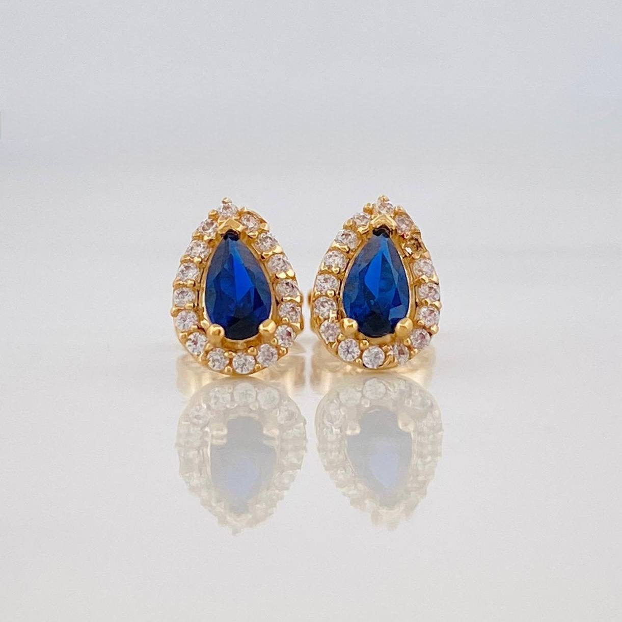 Topos Halo Gota 1.2g / 5.9mm Oro Amarillo 18K