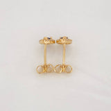 Topos Halo Gota 1.2g / 5.9mm Oro Amarillo 18K
