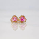 Topos Halo Corazon 1.55g / 6.8mm Oro Amarillo 18K