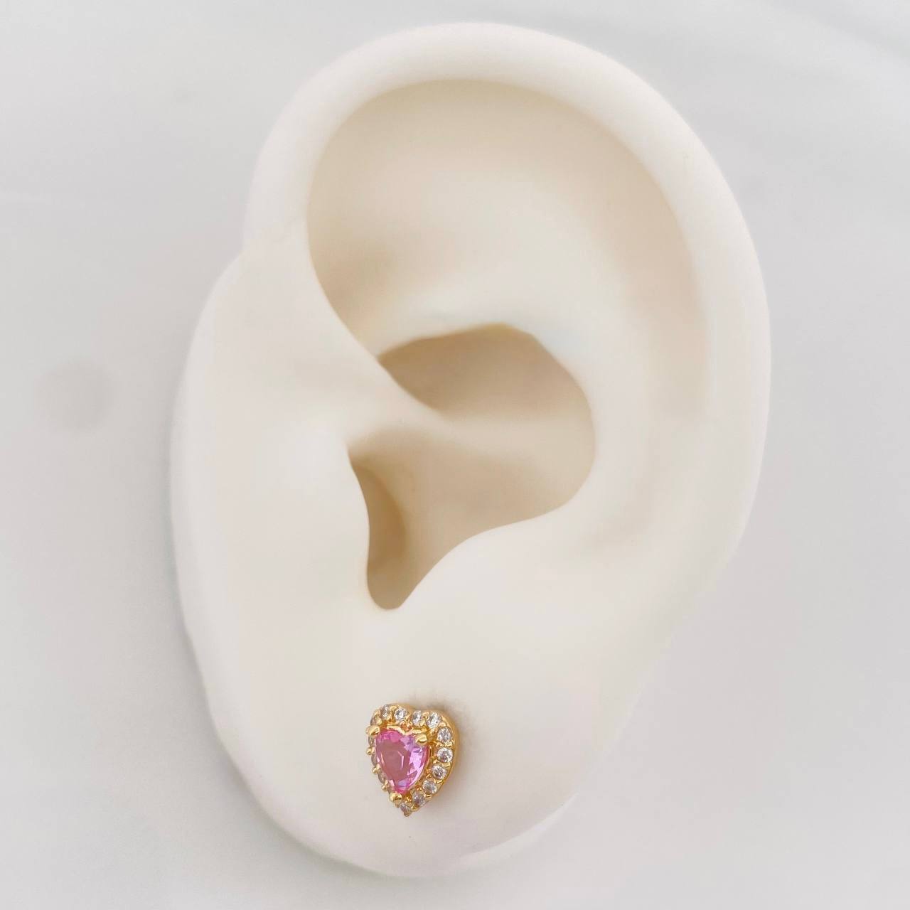 Topos Halo Corazon 1.55g / 6.8mm Oro Amarillo 18K