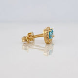Topos Halo Corazon 1.6g / 6.65mm Oro Amarillo 18K