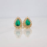 Topos Halo Gota 2.15g / 7.5mm Oro Amarillo 18K