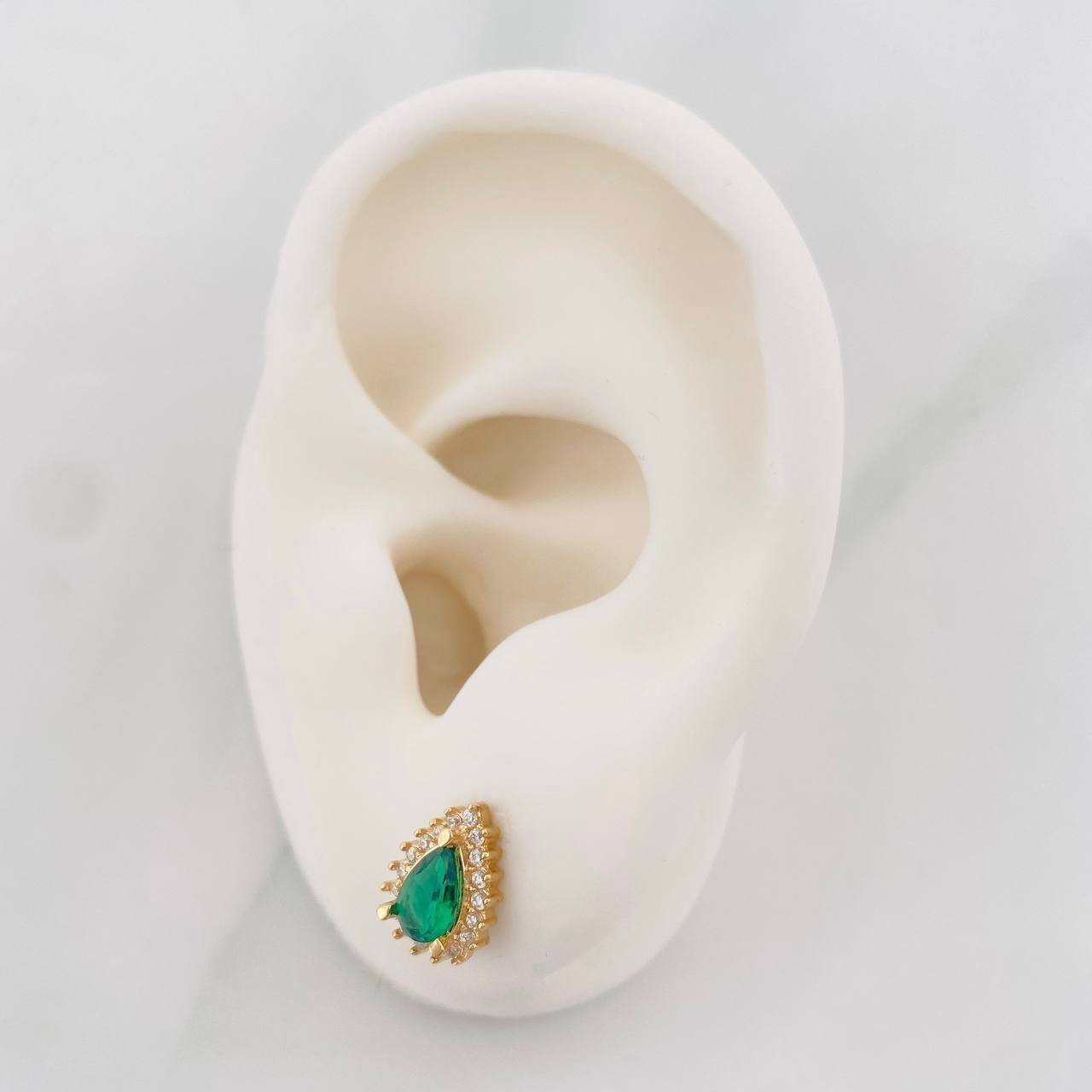 Topos Halo Gota 2.15g / 7.5mm Oro Amarillo 18K