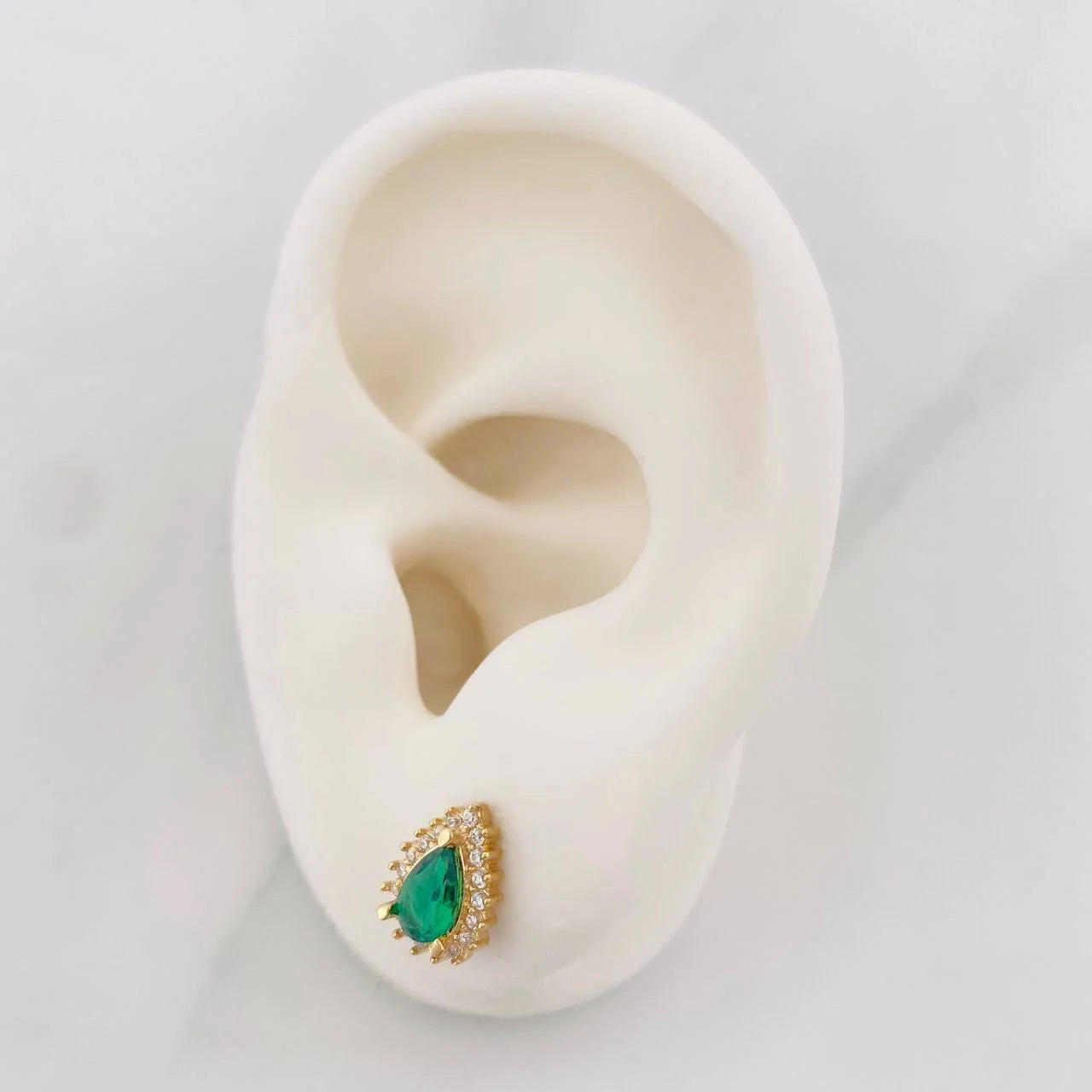 Topos Halo Gota 2.05g / 7.5mm Oro Amarillo 18K