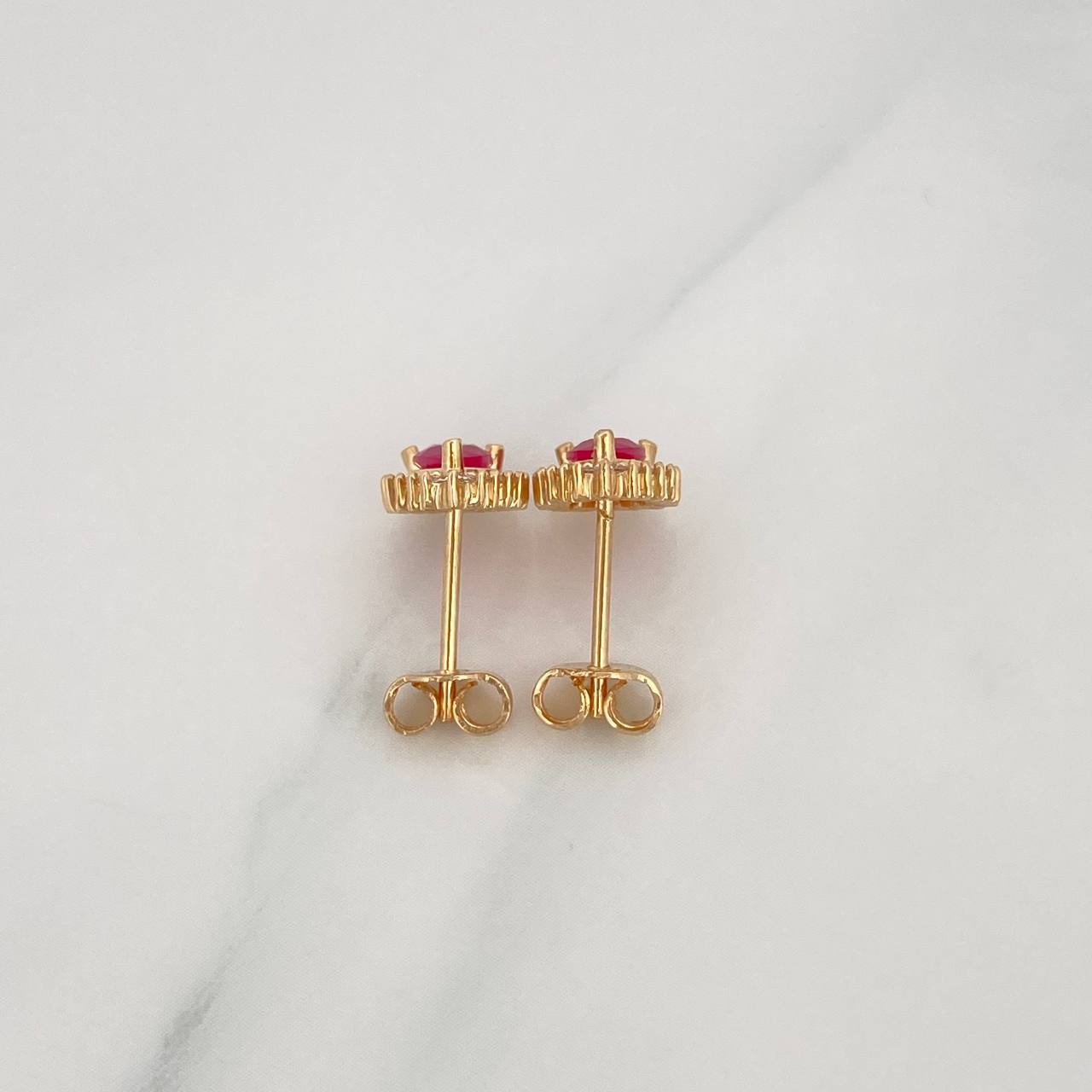 Topos Halo Gota 2.15g / 7.5mm Oro Amarillo 18K