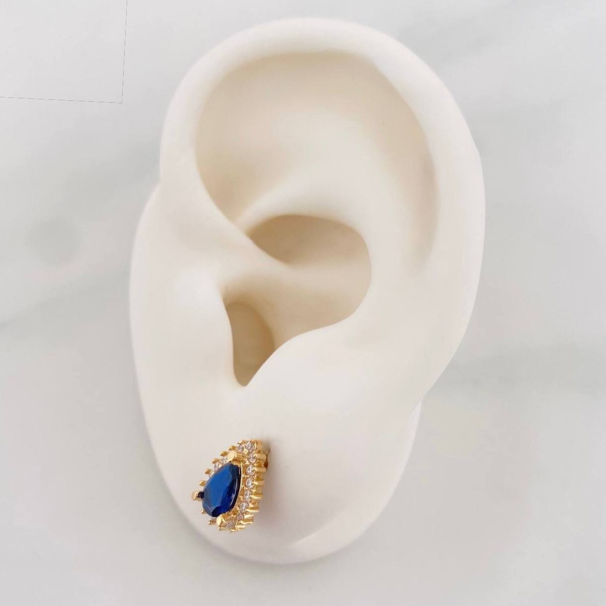 Topos Halo Gota 2g / 7.5mm Oro Amarillo 18K