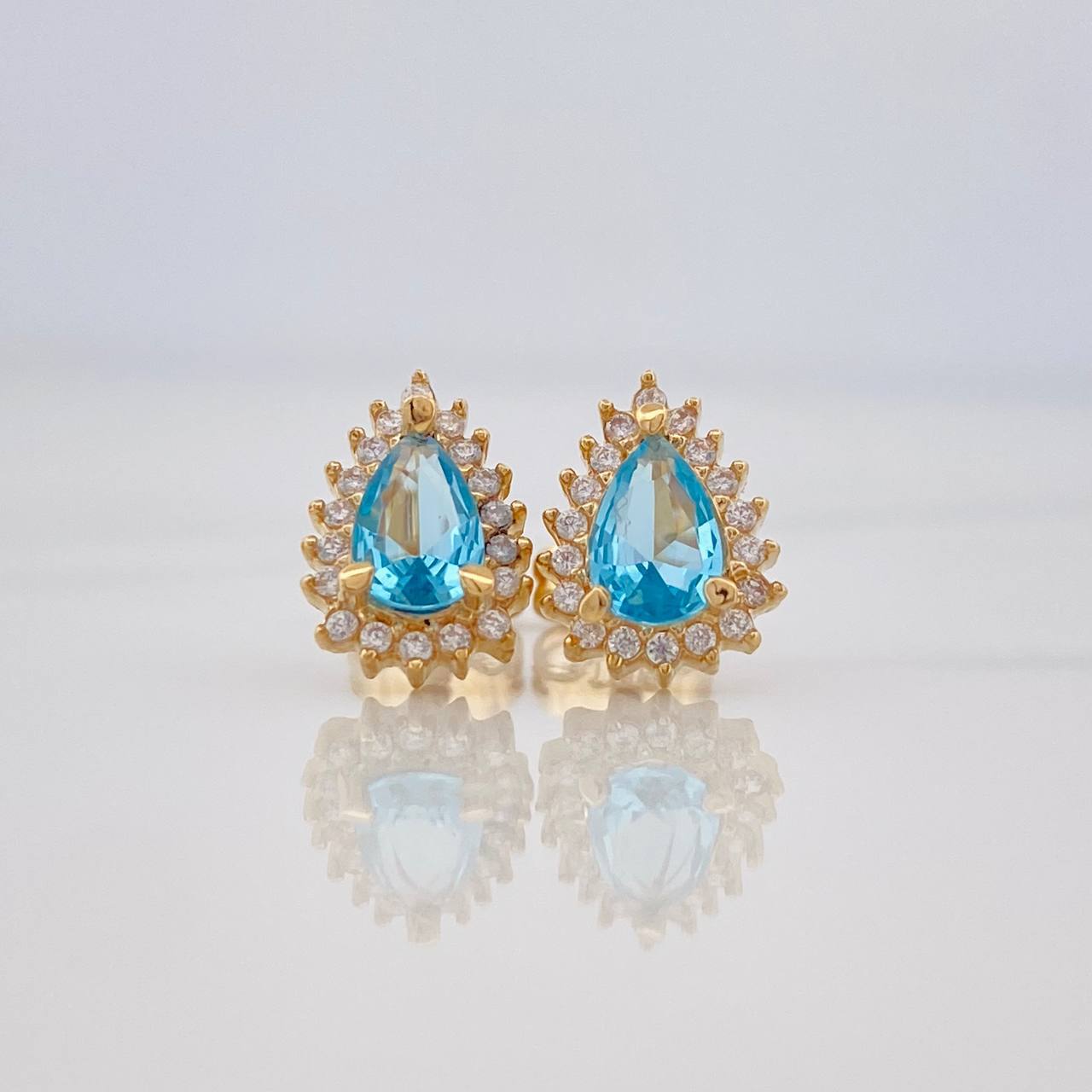 Topos Halo Gota 1.95g / 7.5mm Oro Amarillo 18K