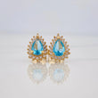 Topos Halo Gota 1.25g / 6mm Oro Amarillo 18K