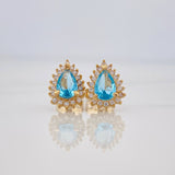 Topos Halo Gota 1.95g / 7.5mm Oro Amarillo 18K