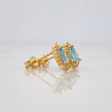 Topos Halo Gota 1.95g / 7.5mm Oro Amarillo 18K