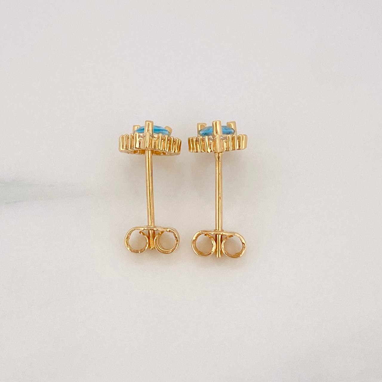 Topos Halo Gota 1.95g / 7.5mm Oro Amarillo 18K