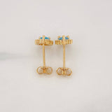 Topos Halo Gota 1.95g / 7.5mm Oro Amarillo 18K