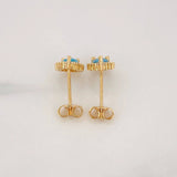 Topos Halo Gota 1.25g / 6mm Oro Amarillo 18K
