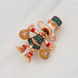 Herraje Pato Bolsas de Dinero 6.05g / 2.7cm Tres Oros 18K