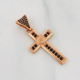 Dije Cruz Tornillo 3.9g / 4cm Oro Rosa 18K