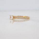 Anillo Solitario Churumbela 1.45g / T6 1/4 Oro Amarillo 18K