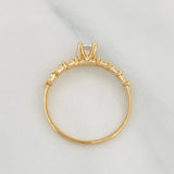 Anillo Solitario Churumbela 1.45g / T6 Oro Amarillo 18K