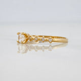 Anillo Solitario Churumbela 1.45g / T6 Oro Amarillo 18K