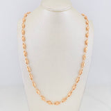 Cadena Rustica Barril 15g / 60cm / 4.5mm Oro Rosa 18K