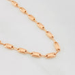 Cadena Rustica 14.45g / 60cm / 4.5mm Oro Rosa 18K