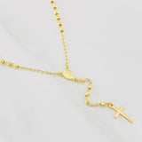 Rosario Virgen Milagrosa 5.9g / 55cm / 3mm Oro Amarillo 18K