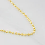 Cadena Militar Media Luna 10.95g / 50cm / 2mm Oro Amarillo 18K