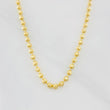 Cadena Militar Media Luna 12.7g / 50cm / 3mm Oro Amarillo 18K