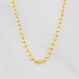 Cadena Militar Media Luna 10.95g / 50cm / 2mm Oro Amarillo 18K