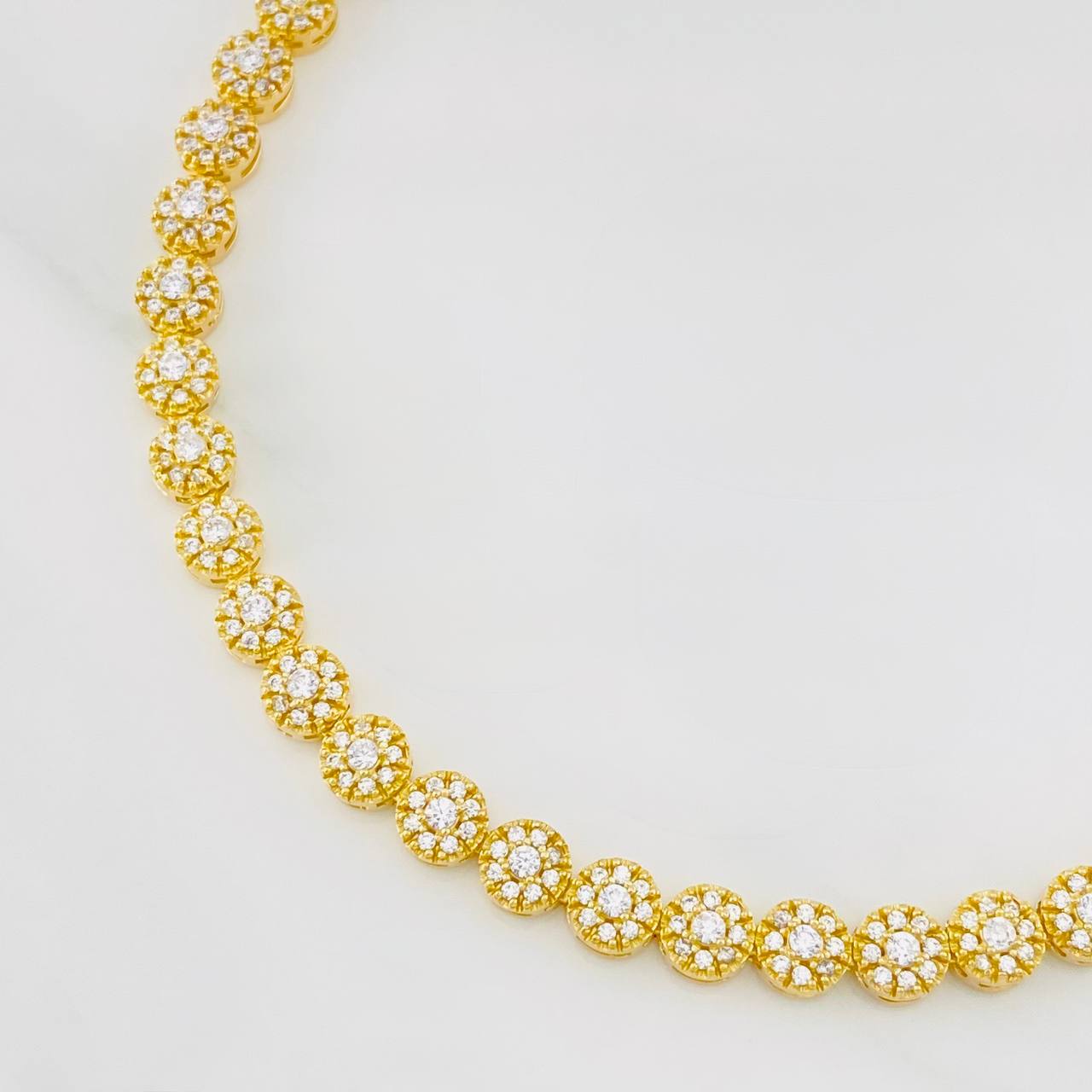 Pulso Tennis 12.3g / 18.8cm / 5.15mm Oro Amarillo 18K