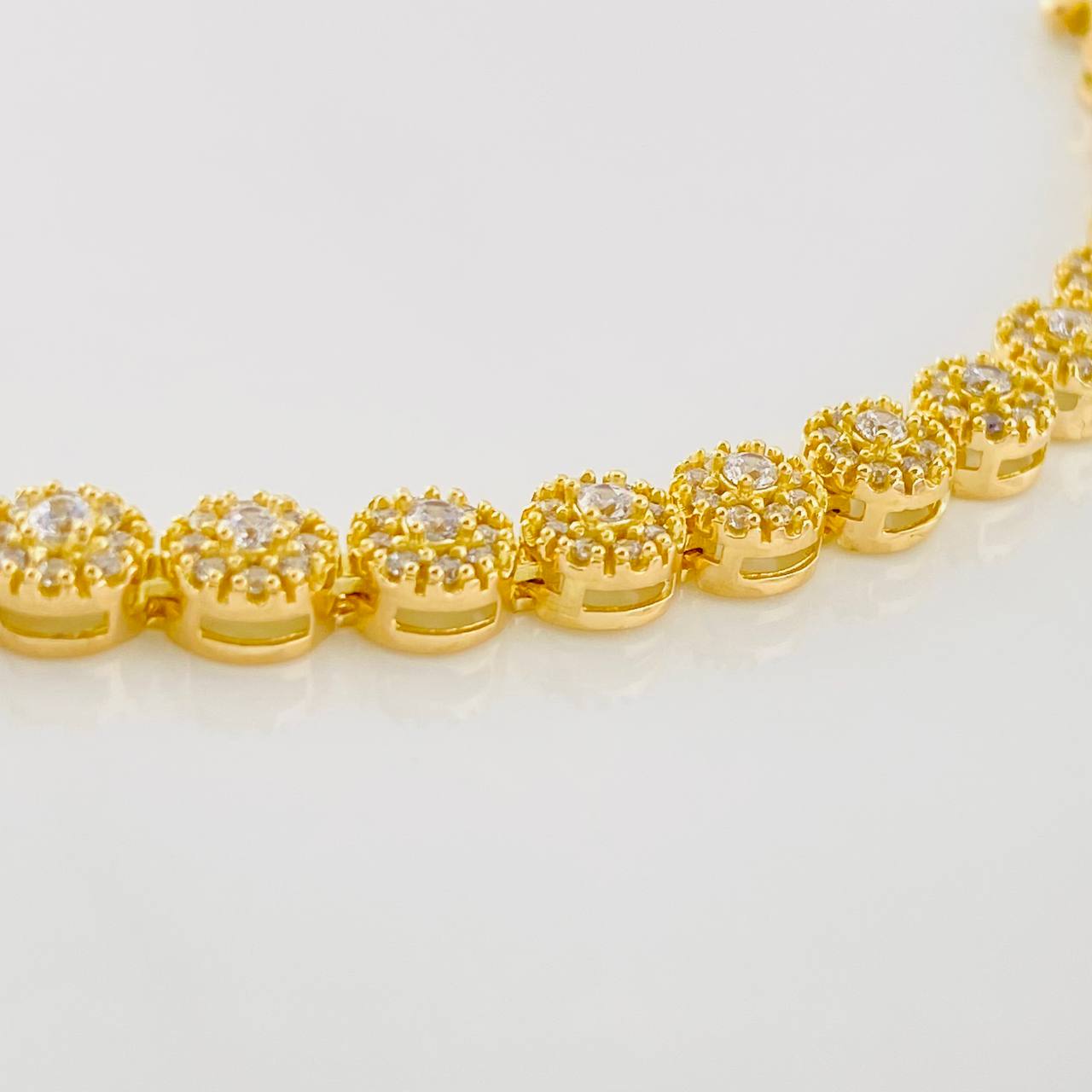Pulso Tennis 12.3g / 18.8cm / 5.15mm Oro Amarillo 18K