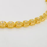 Pulso Tennis 12.3g / 18.8cm / 5.15mm Oro Amarillo 18K