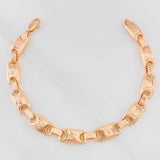 Pulso Rustico Corona 9.35g / 20.1cm / 7.4mm Oro Rosa 18K