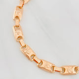 Pulso Rustico Corona 9.35g / 20.1cm / 7.4mm Oro Rosa 18K