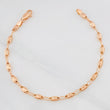 Pulso Rustico 4.6g / 20.5cm / 3.65mm Oro Rosa 18K