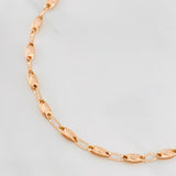 Pulso Rustico 4.6g / 20.5cm / 3.65mm Oro Rosa 18K